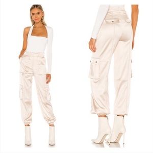 H:OURS Port Joggers in Nude Champagne